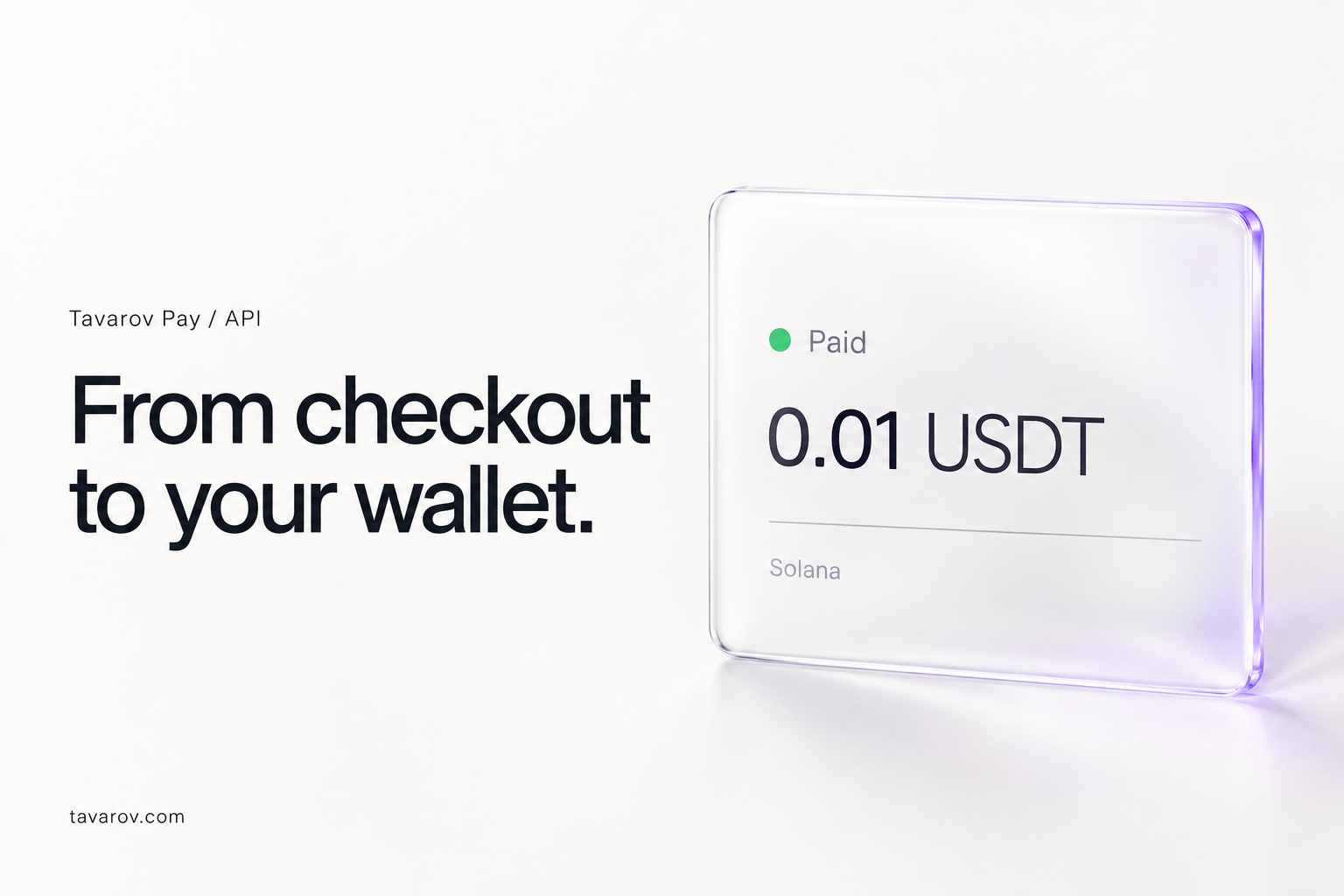 Glass payment card artwork